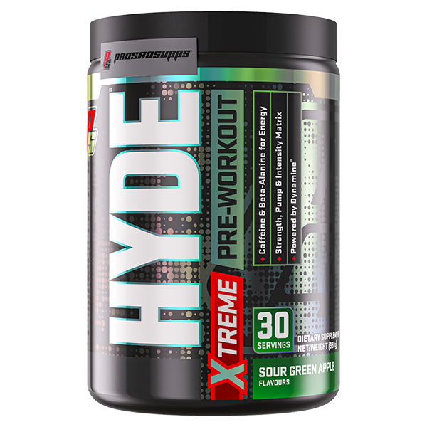 Pro Supps PRE WORKOUT Sour Green Apple Pro Supps Hyde Xtreme