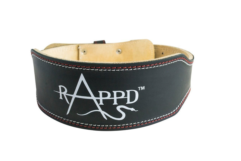Rappd GLOVES, BELTS AND ACCESSORIES 4inch / Small / Original Rappd Leather Pro Series Weight Lifting Belts